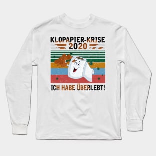 KLOPAPIER-KRISE 2020 Long Sleeve T-Shirt